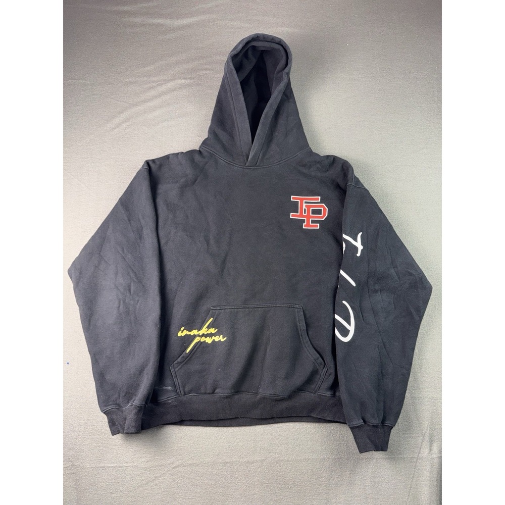 Inaka Power Black Cotton Hoodie Gym And Streetwear Men’s Large 26x28